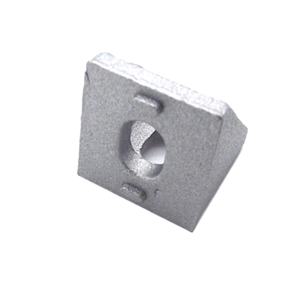 10Pcs 20 x17mm Corner Fitting Angle Aluminum L Connector Bracket Fastener Industrial Profile