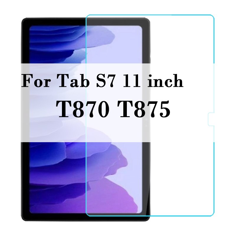 Szkło hartowane 9H do Samsung Galaxy Tab A7 10.4 2020 ochraniacz ekranu do Galaxy Tab S7 S6 Lite S5E S4 A 8.4 A 8.0 A 10.1 2019: For TAB S7 11inch