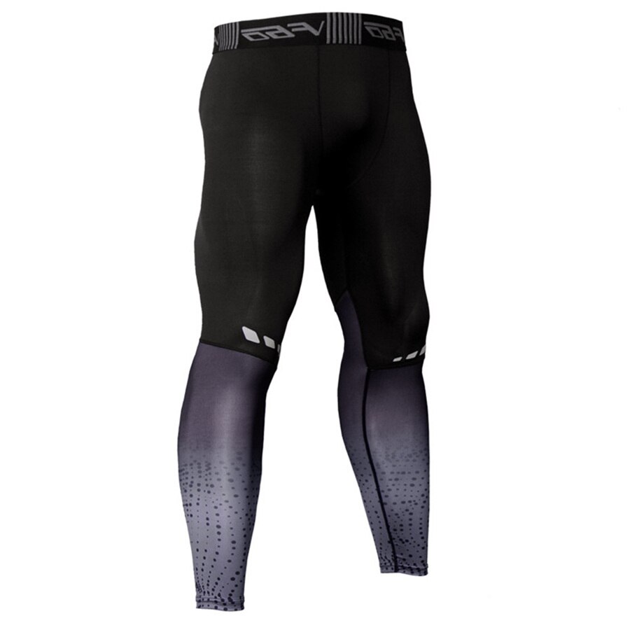 Mallas de entrenamiento con gradiente para hombre, pantalones para correr con estampado de subtítulo, pantalones cálidos para ciclismo, pantalones de baloncesto: C2 / XL