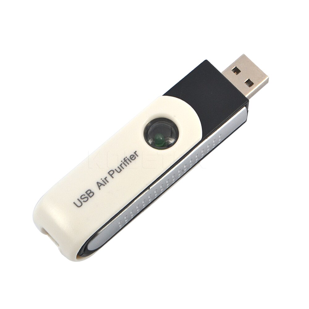 Kebidumei Mini USB Ionic Air Cleaner Portable USB Air Purifier Ionizer Air Cleaner USB Adapter for Computer Car