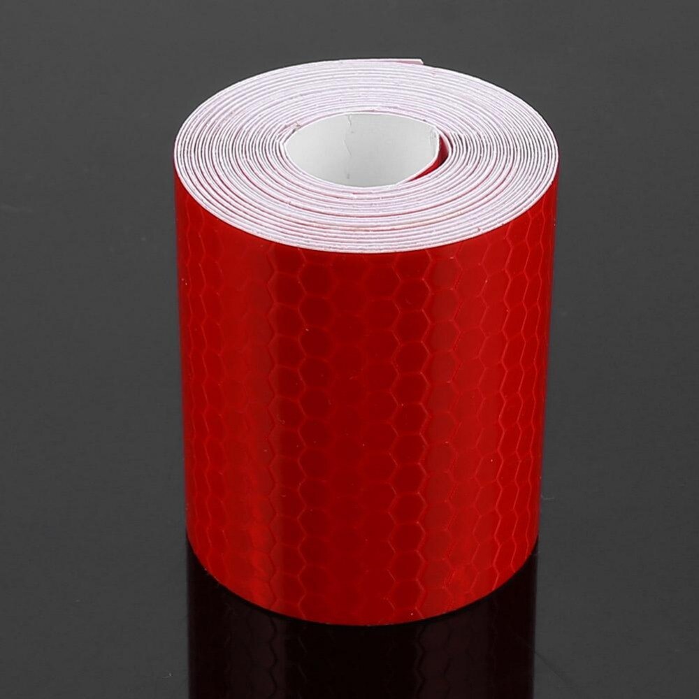 Bicycle Car Reflective Tape Reflective Bicycle Stickers Adhesive Tape For Bike Safety blue red silver green Reflective Bike