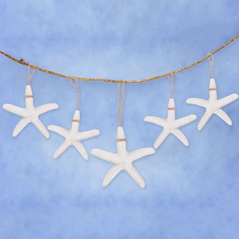 Estrella de mar blanca cremosa de 15 piezas para decoración de boda, decoración del hogar y proyecto artesanal: Default Title