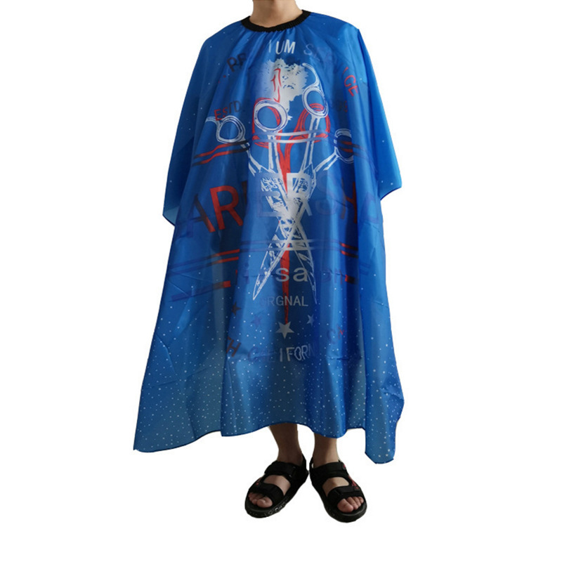 Hairdressing Cape Hair-Cut Salon Barber Cloth Wrap Protect Gown Apron Barber Capes Salon Cape: Blue