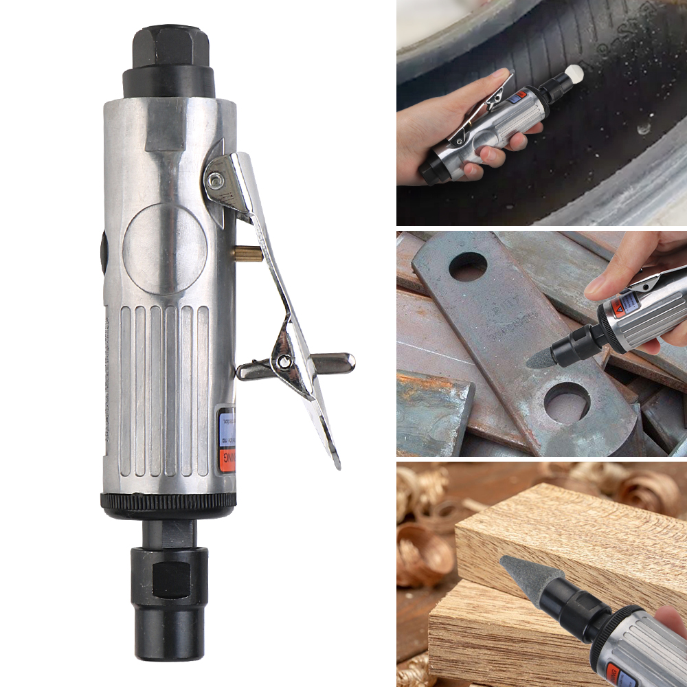 Luftslipmaskin luftslipmaskin kvarn gravyrverktyg 16 st pneumatisk slipmaskin 1/8 " slipning polermaskinsats 1/4 " universal