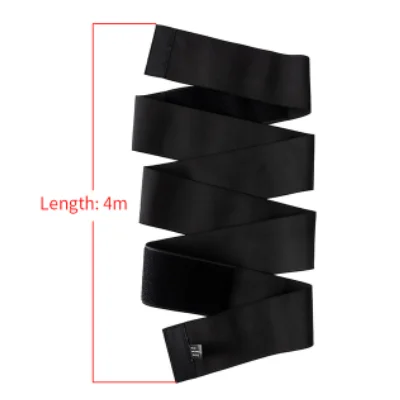 Frauen Taille Bandage wickeln Trimmer Gürtel Taille Trainer Shaperwear Abnehmen Fett Brennen Für Postpartale Mantel Gürtel: Schwarz