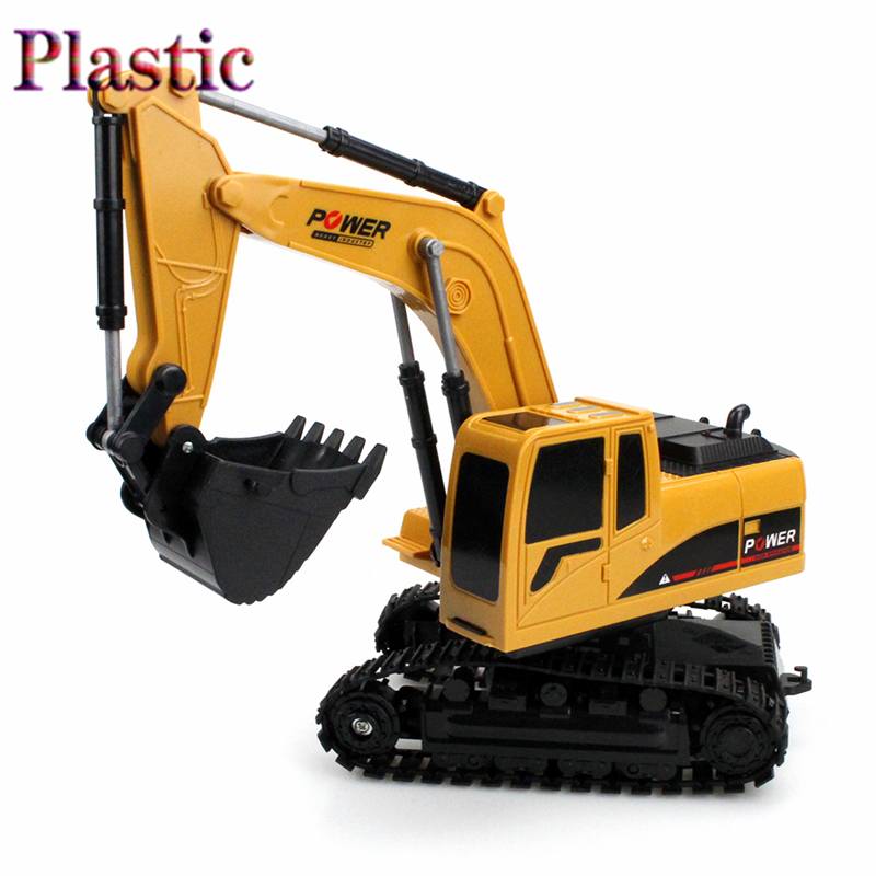 1:24 Rc Graafmachine Speelgoed 2.4Ghz 6 Kanaals Afstandsbediening Techniek Auto Metalen En Plastic Voertuig Rtr Voor Kids Kerst