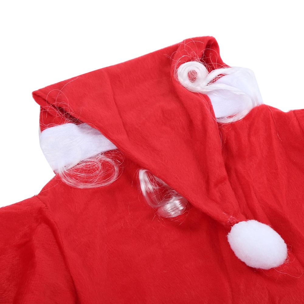 Santa Claus decorative clothes Hanging Christmas flannelette decorative clothes