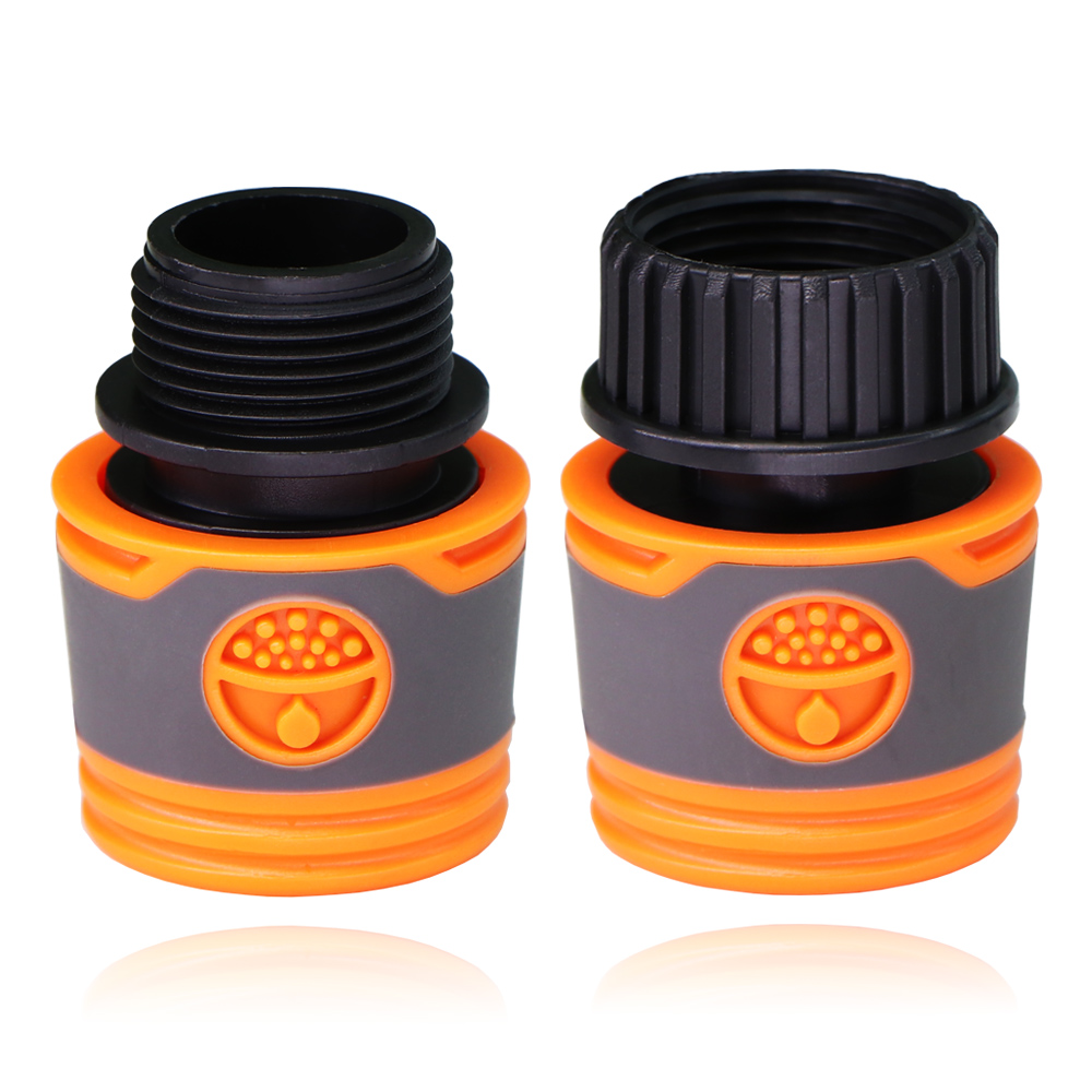 1/2 3/4 '' Gartenschlauch Schnellkupplungen Gummi-Kunststoff-Kupplungsrohr Wasseradapter Reparaturgelenk Bewässerung Autowascharmaturen