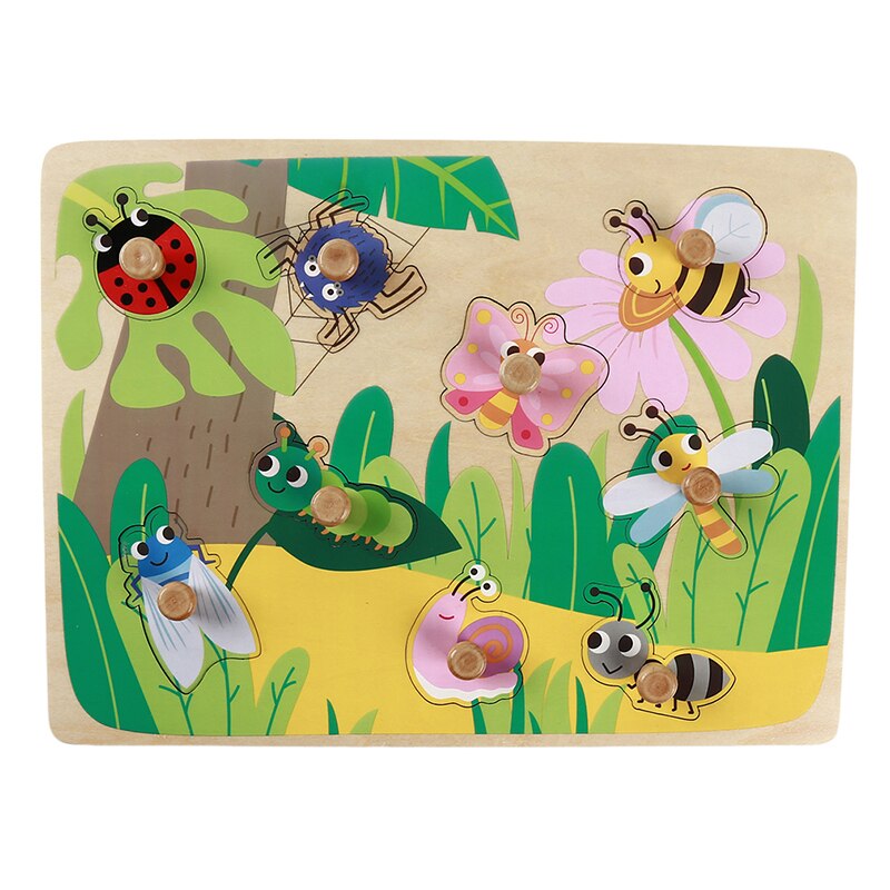 Kids Puzzel Speelgoed Cartoon Afdrukken Houten Puzzels Puzzel Baby Educatief Speelgoed Voor Kinderen: 769236