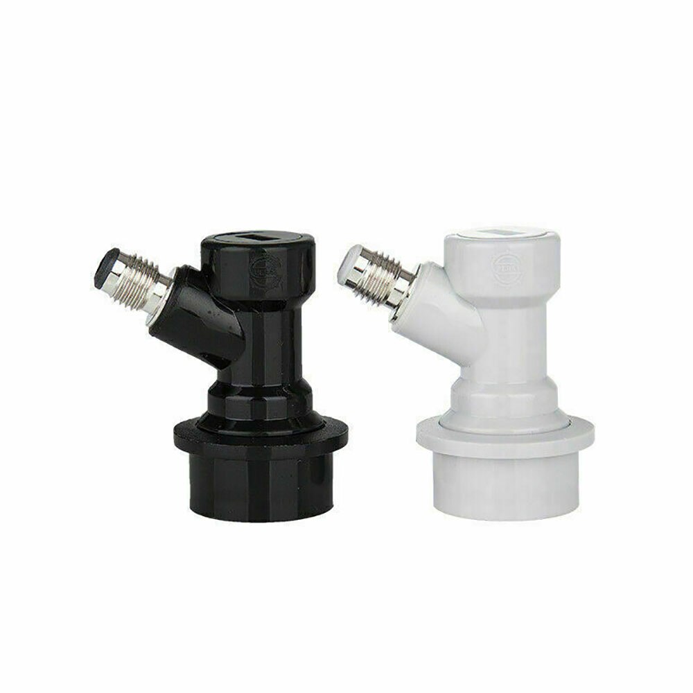 Liquid / Gas Connectors Homebrew Beer Keg Connector Quick Dispenser Ball Lock Keg Disconnects Set for Ball Lock Keg: Black and Grey