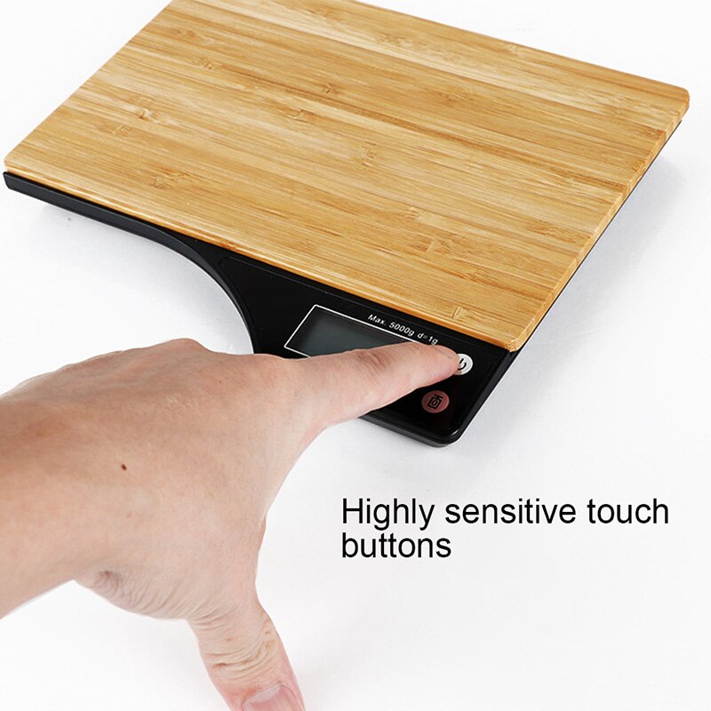 Digital Kitchen Scale 5kg Food Scale Multifunction Weight Scale Electronic Baking & Cooking Scale with LCD Display