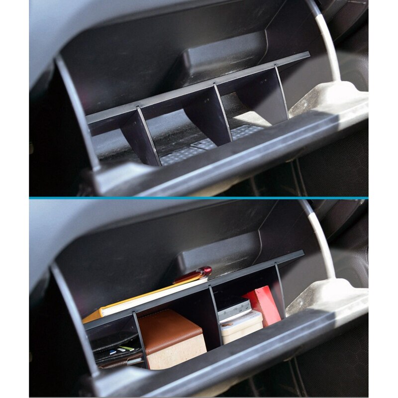 Boîte de rangement copilote pour Chevrolet Colorado 15-20, boîte à gants, séparation des compartiments, modèles à conduite à gauche, tri des couches