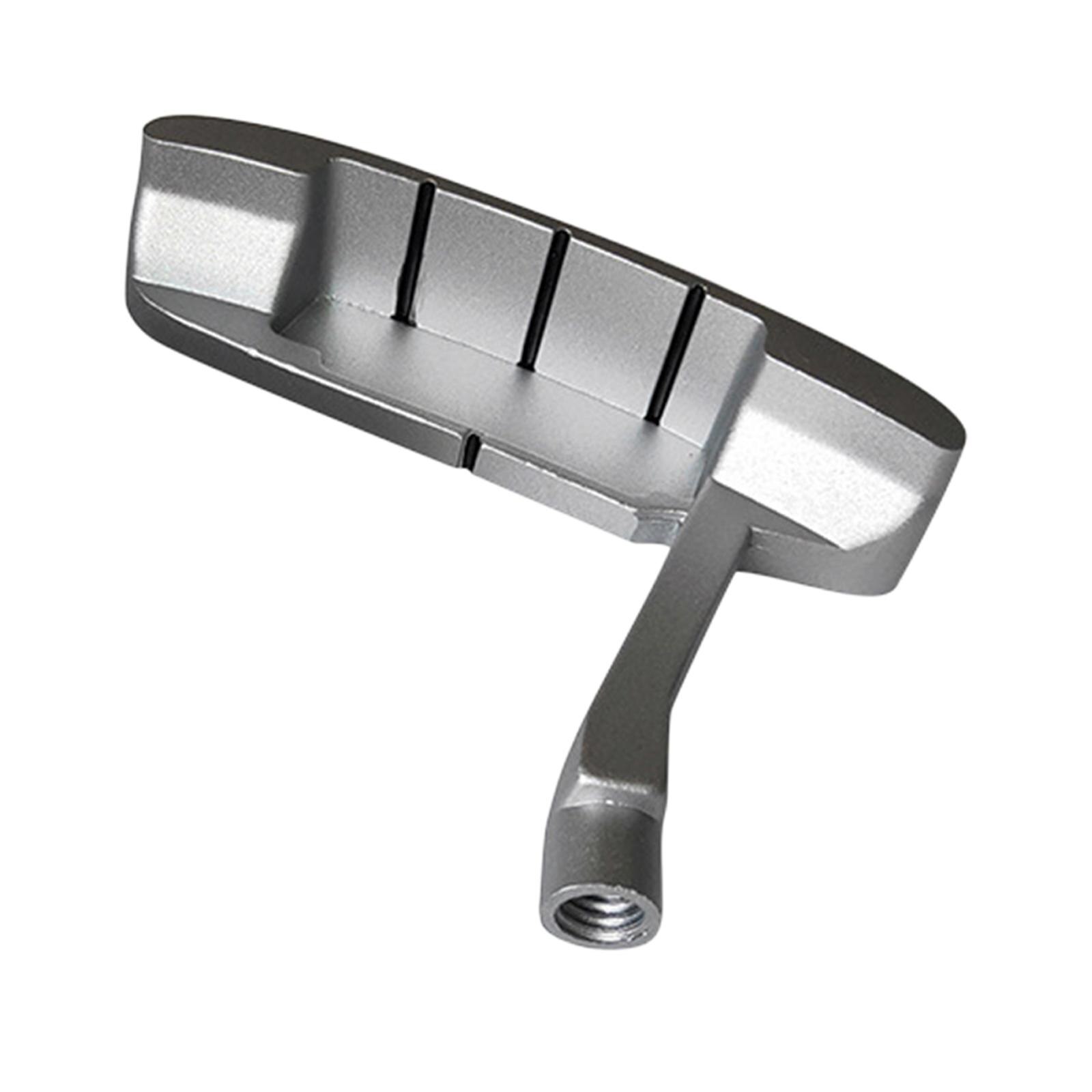 Zinklegering Golf Praktijk Putter Hoofd Golfclubs Onderdelen Zilver Vervanging Enkelzijdige Rechtshandig Voor Unisex Outdoor Kinderen