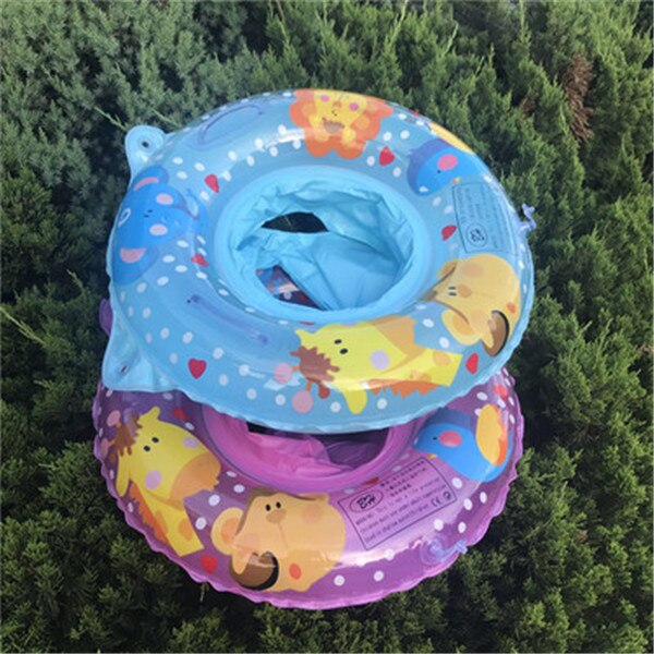 Kids 2color Seat Giraffe Lion swimming ring Baby Floating Summer Child Inflatable Swim toys Water pool tube