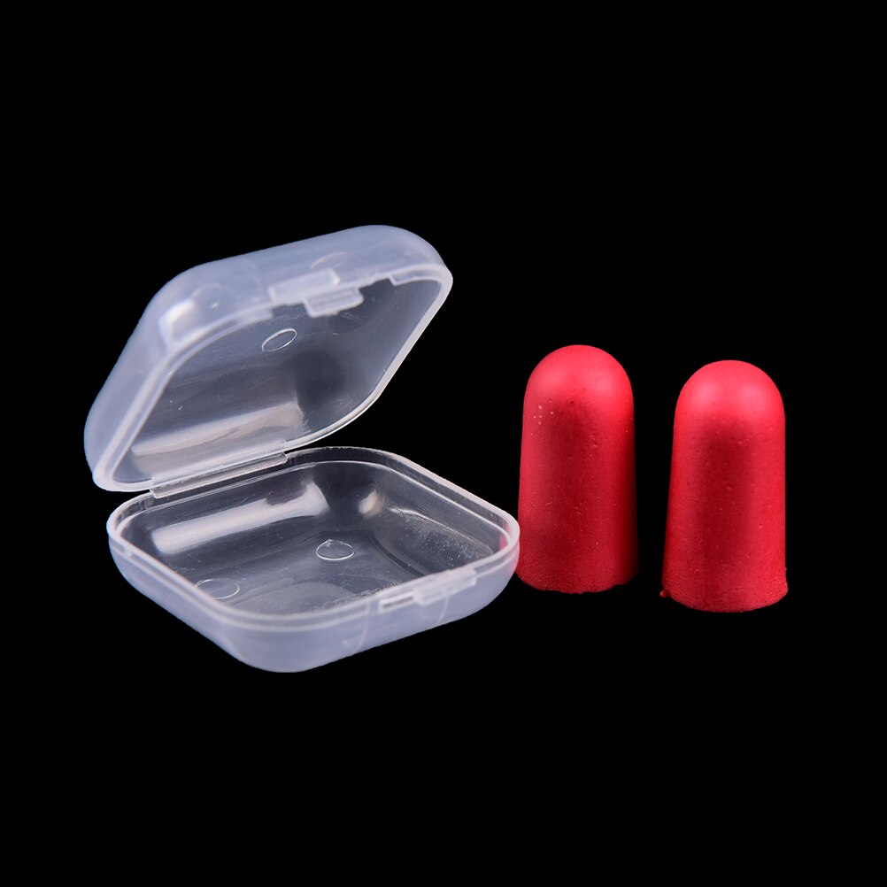 2PCS/1Pair Box-packed Comfort Earplugs Noise Reduction Silicone Soft Ear Plugs Swimming Silicone Earplugs Protective For Sleep