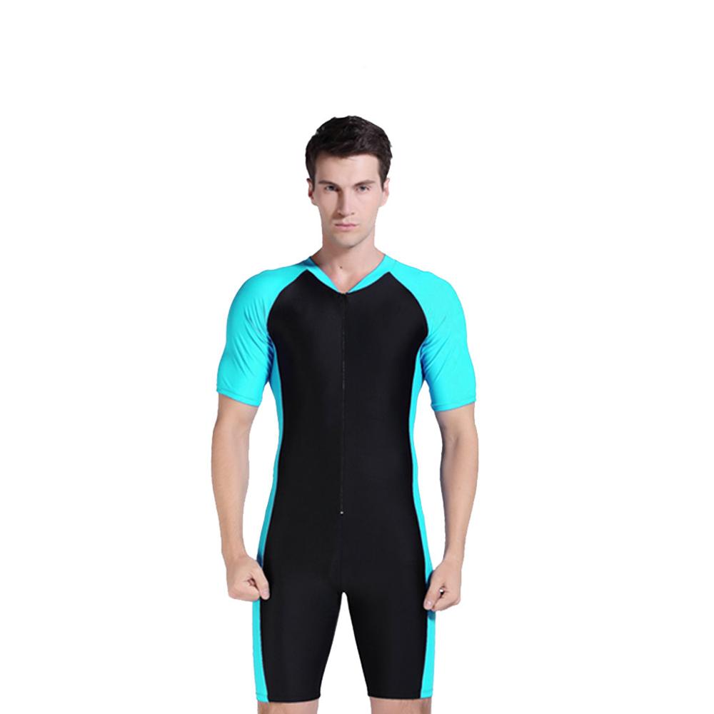 Traje de buceo de neopreno de una pieza para hombre, traje de neopreno de 2mm, 4 colores, S-XXL, #4A12: Sky Blue / XL