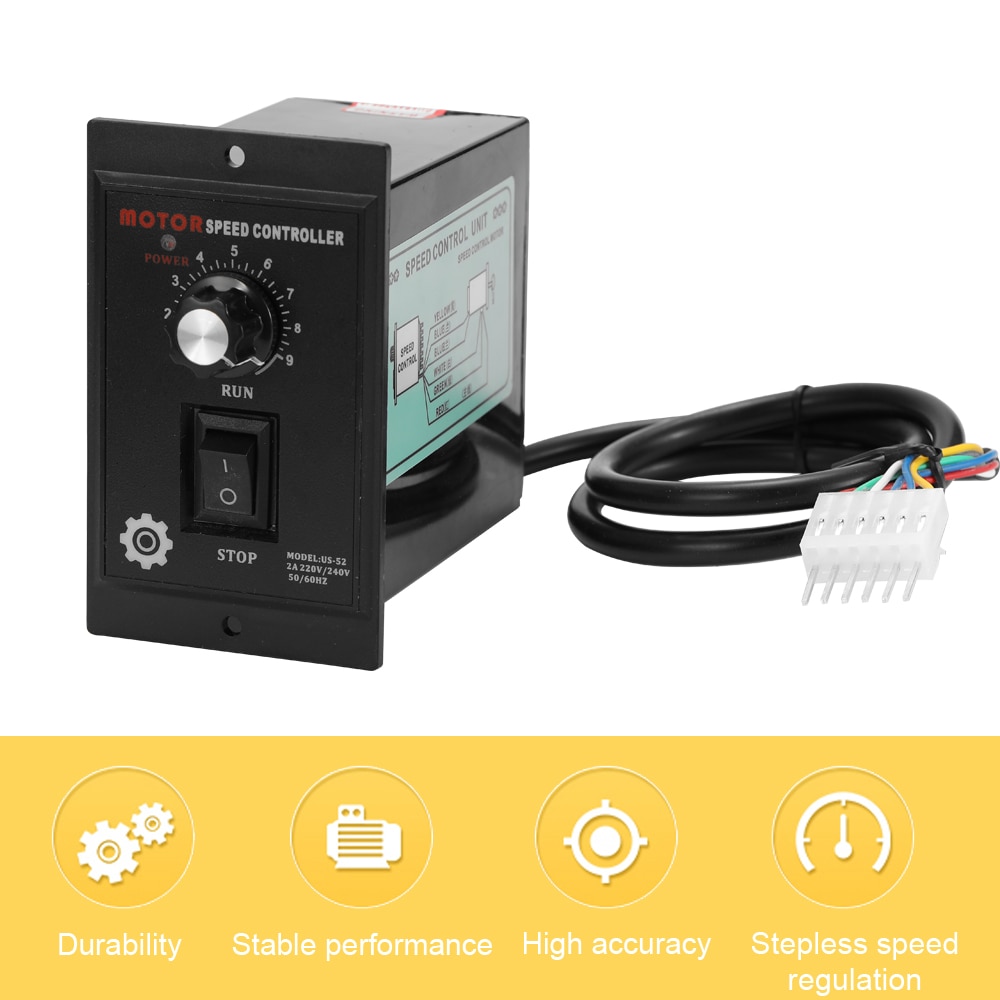 DollaTek AC220V 24V-90V Régulateur De Vitesse Du Moteur Commutateur