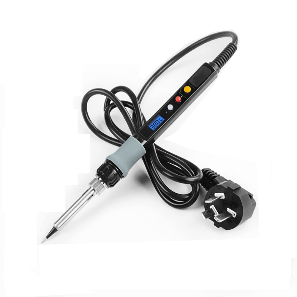 80W Electric Soldering Iron Stand Temperature Adjustable 220V110V LCD Digital Display Soldering Iron Rework Station Welding Tool