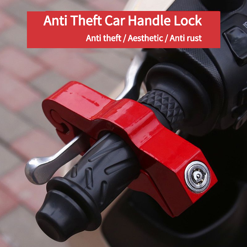 Motorremhendelsloten Stuurslot Helm Anti-diefstal motorslot Elektrisch voertuig Crossmotoren Legering stuurslot