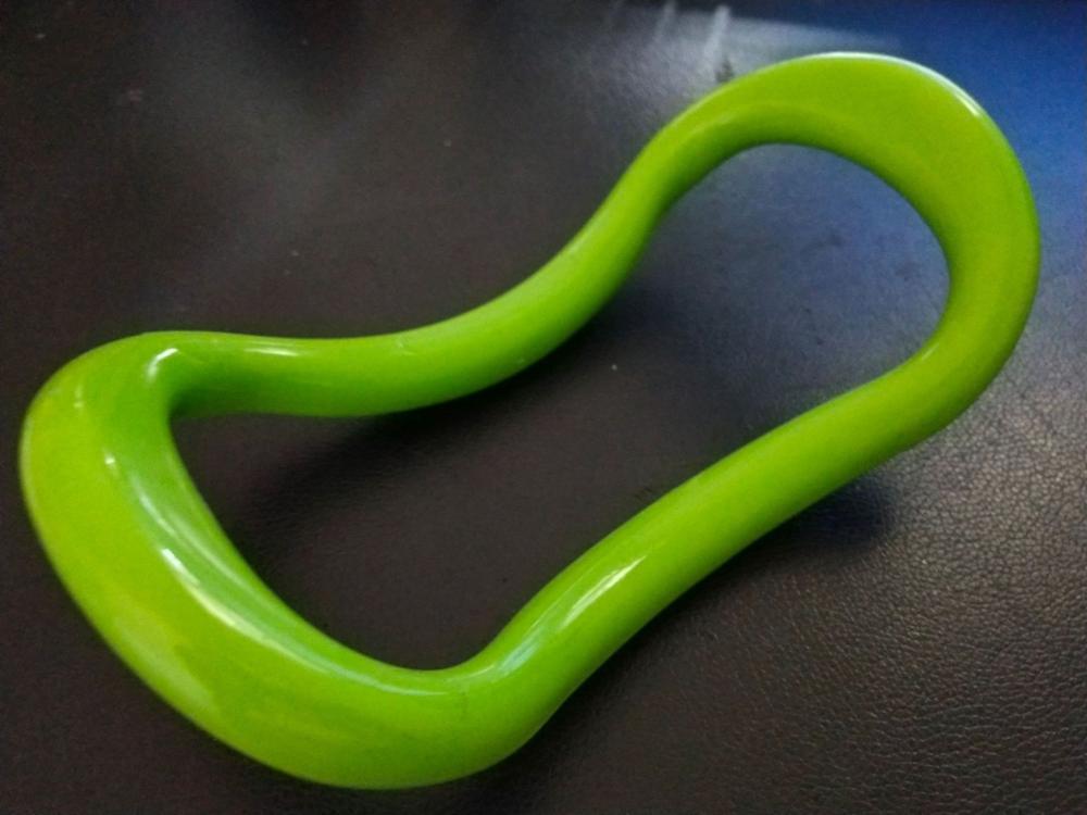 ¡Producto en oferta! Circulo de yoga, Pilates, Círculo de estiramiento, Hogar para mujer, estiramiento de espalda, columna cervical, Circulo de yoga, masaje, piernas, ejercicio a: green