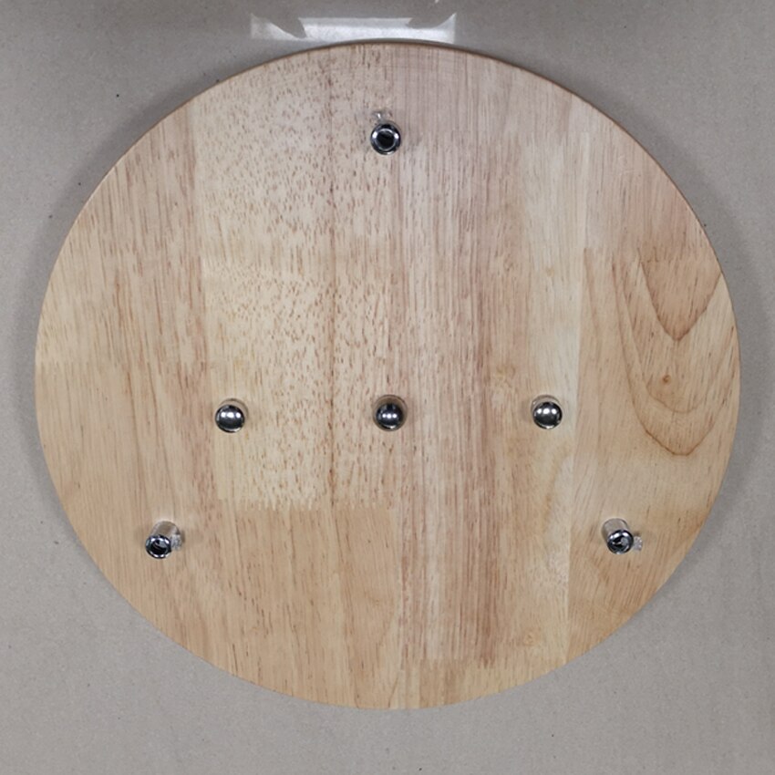 Jahrgang holz lampe Basis Runde Rechteckigen 30cm 50cm 3 köpfe DIY kronleuchter holz Decken Basis hängen lampe Beleuchtung zubehör