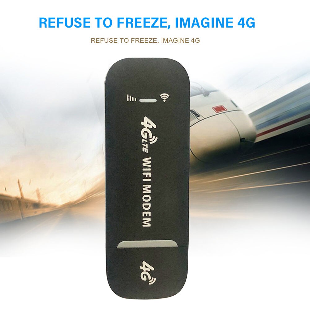 4G LTE Universal Router 150Mbps Dongle USB Network Card Unlocked Wireless Home High Speed Small WiFi Modem Adapter White