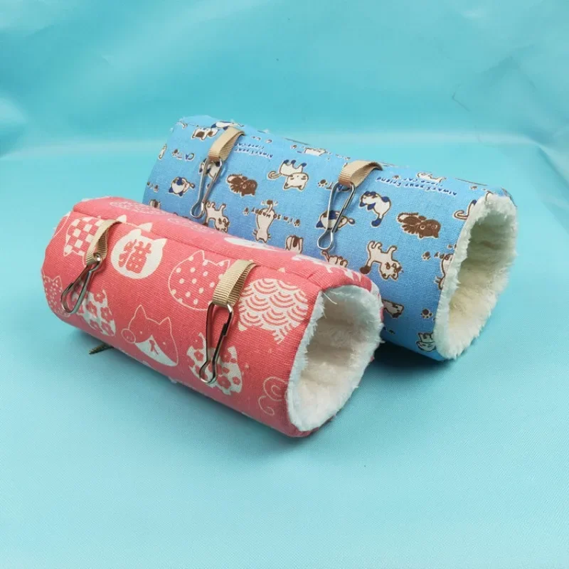 Hamster KäFeige Frettchen Tunnel Hängematte Für Ratte Warme Hamster Rohr Spielzeug Hängen Bett KäFeige Für Hamster Kaninchen Meerschweinchen Kleine Tiere