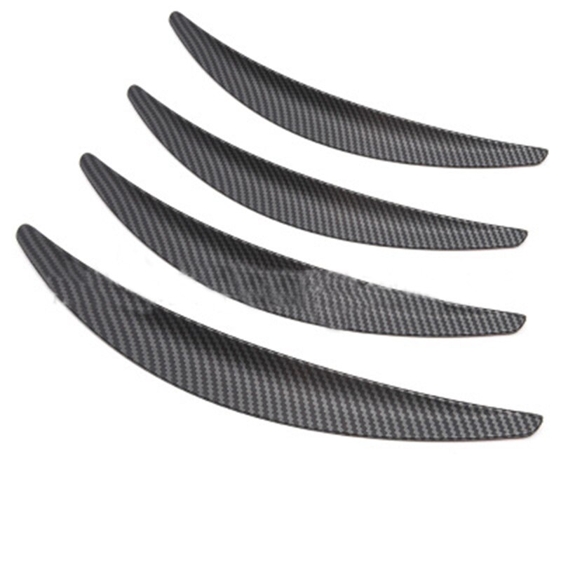 4Pcs/Set Mud Flaps Flexible Car Off-road Fender Flare Wheel Arch Protector For Tesla Model 3 Accessories: carbon matte black