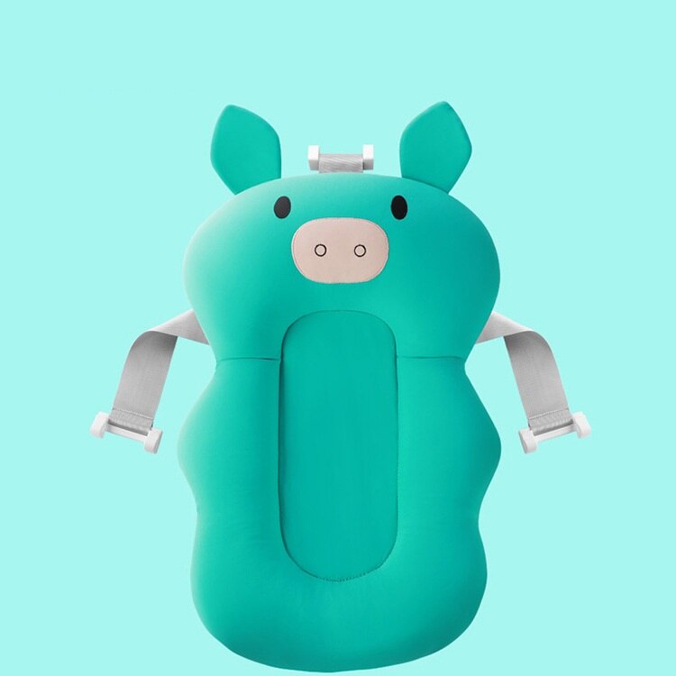 Cartoon Effen Pig Kinderen Bad Antislip Seat Safe Douche Pad Mooie Dierlijke Vorm Comfortabele Stof Wetenschap Carve Gezonde