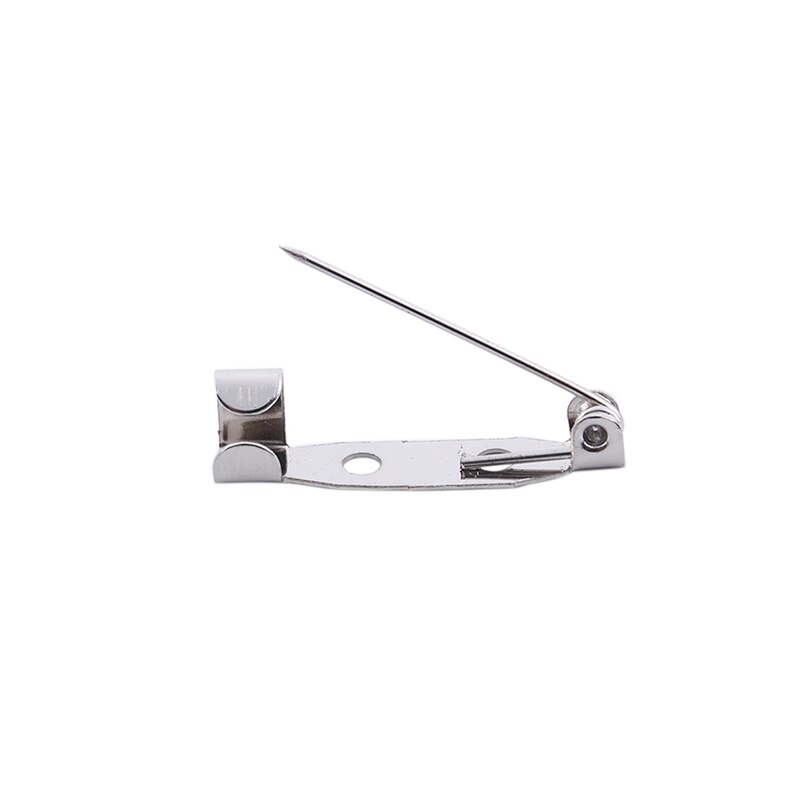 10 Brooch Bar Backs Safety Pins Catch Findings Small 25mm