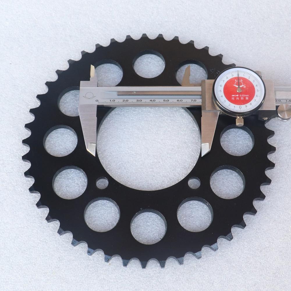 420 Chains 45T 76mm Motorcycle Chain Sprockets Rear Back Sprocket Cog For 110cc 125cc 140cc Dirt Pit Bike