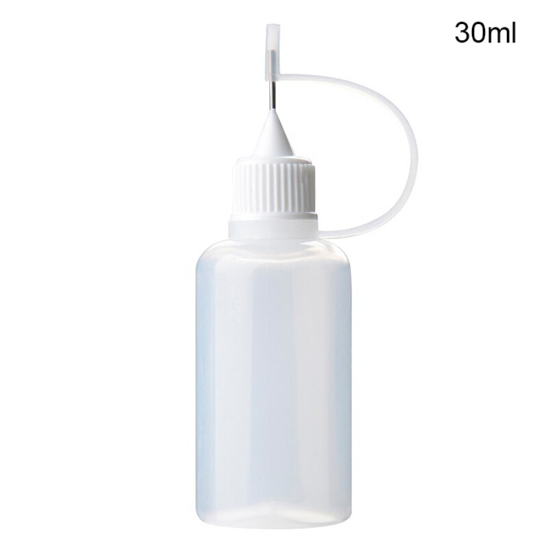 30/50/100 Ml Lege Lijm Fles Met Naald Precisie Tip Applicator Fles Voor Papier Quilling Diy craft Plastic Fles,,: A