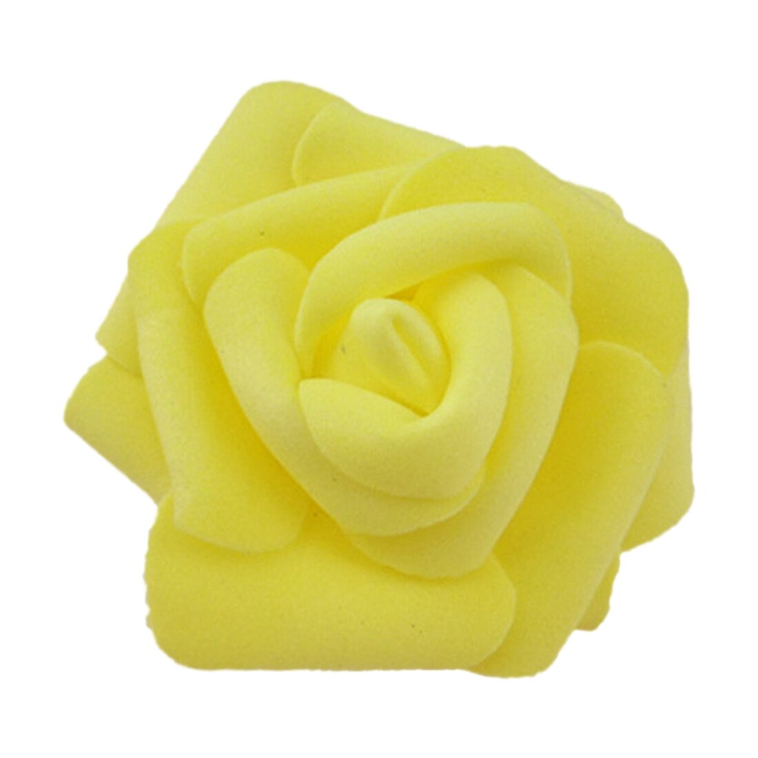 Roses en mousse PE 6cm 100 pièces/lot | Têtes de fleurs artificielles en mousse, têtes de fleurs décoratives faites à la main, fournitures de fête et fête