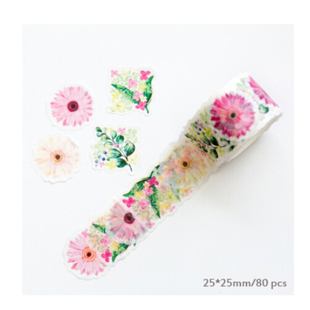25*25Mm Bloemblaadjes Washi Tape Decoratieve Afplakband Geur Sakura Washi Tape Scrapbooking Dagboek Papier Stickers: 07