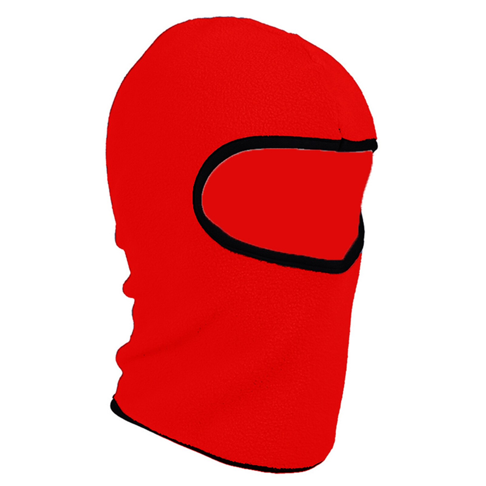 Gorro de invierno para niños y niñas, máscara de esquí de cara completa, calentador de cuello Polar a prueba de viento, gorro de esquí: Rojo