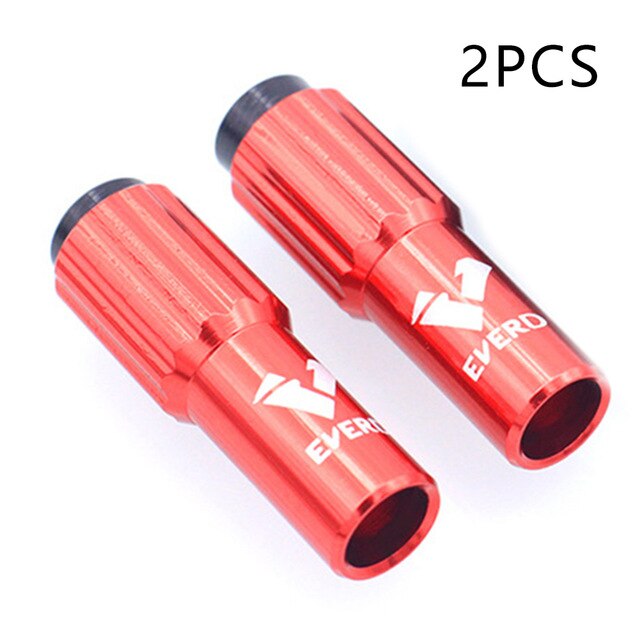 2pcs Bike Gear Cable Adjuster Ferrules Inline Gear Derailleur Length Screw Barrel MTB Bicycle Aluminum Alloy CNC Regulators: Red