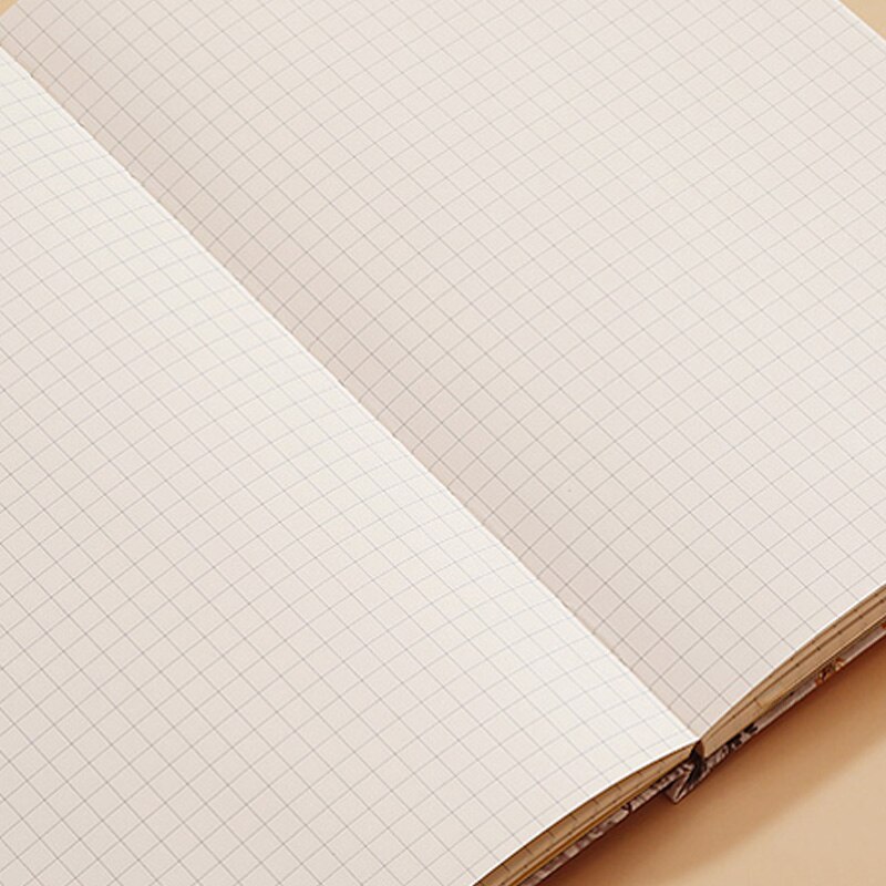 Hard Cover Hard Cover Squared Journal Ancient Vintage Grid Notebook