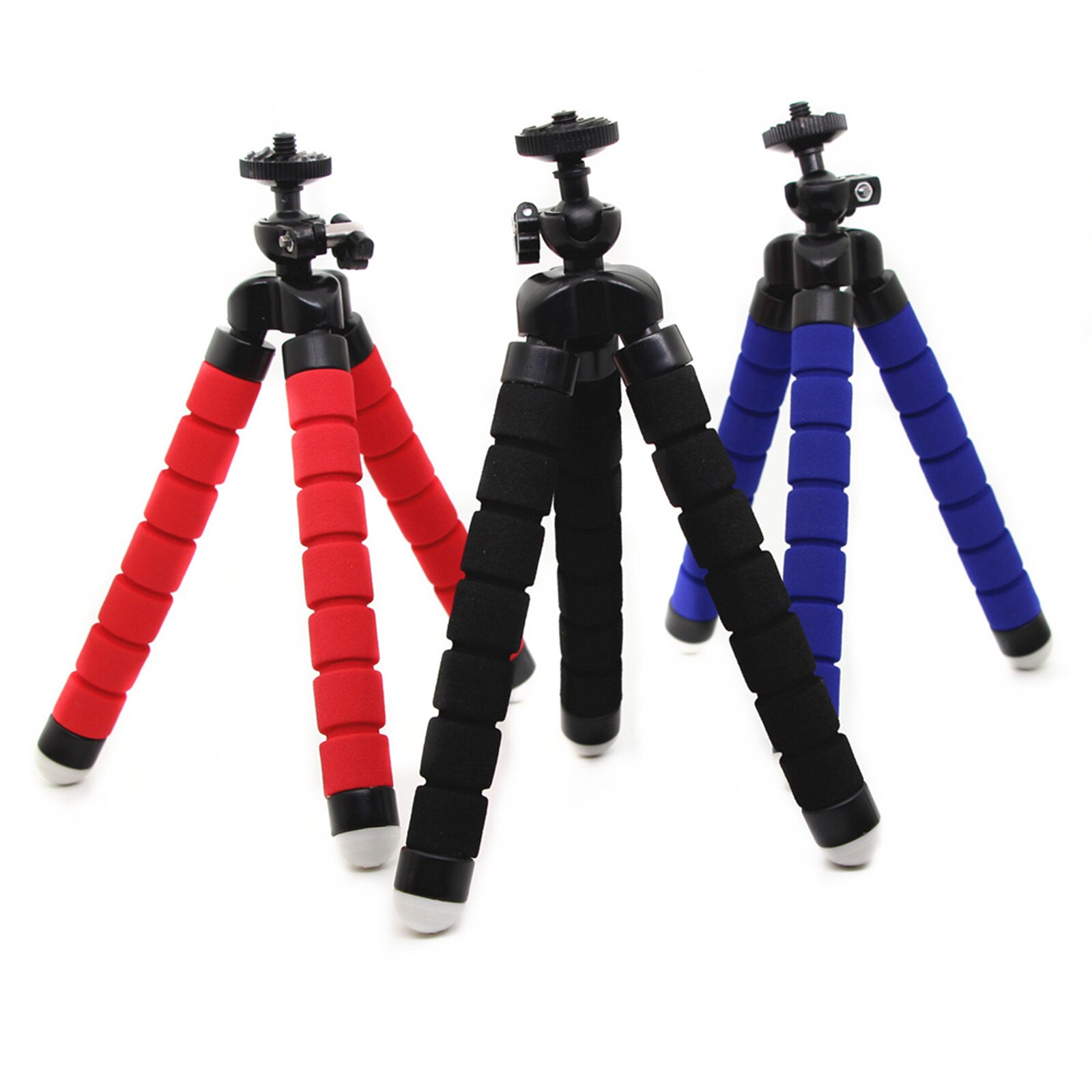 Mini Flexible Sponge Octopus Tripod Mobile Phone Tripod Smartphone Camera Bendable Tripod for i-Phone Huawei Xiaomi Smartphone