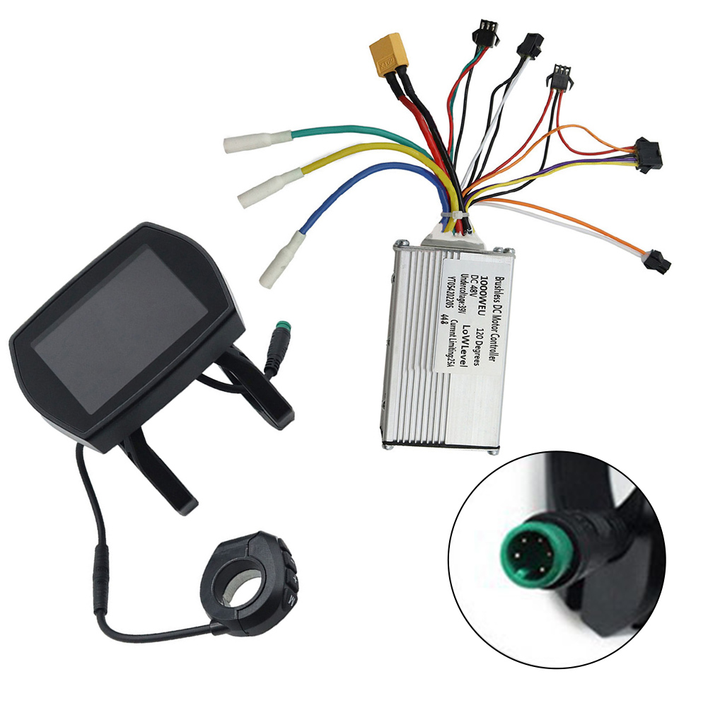 LCD Display Für Elektrische Roller Radfahren Handschuh LCD Display Controller 48V 25A Controller Thermische Überlast Schutz