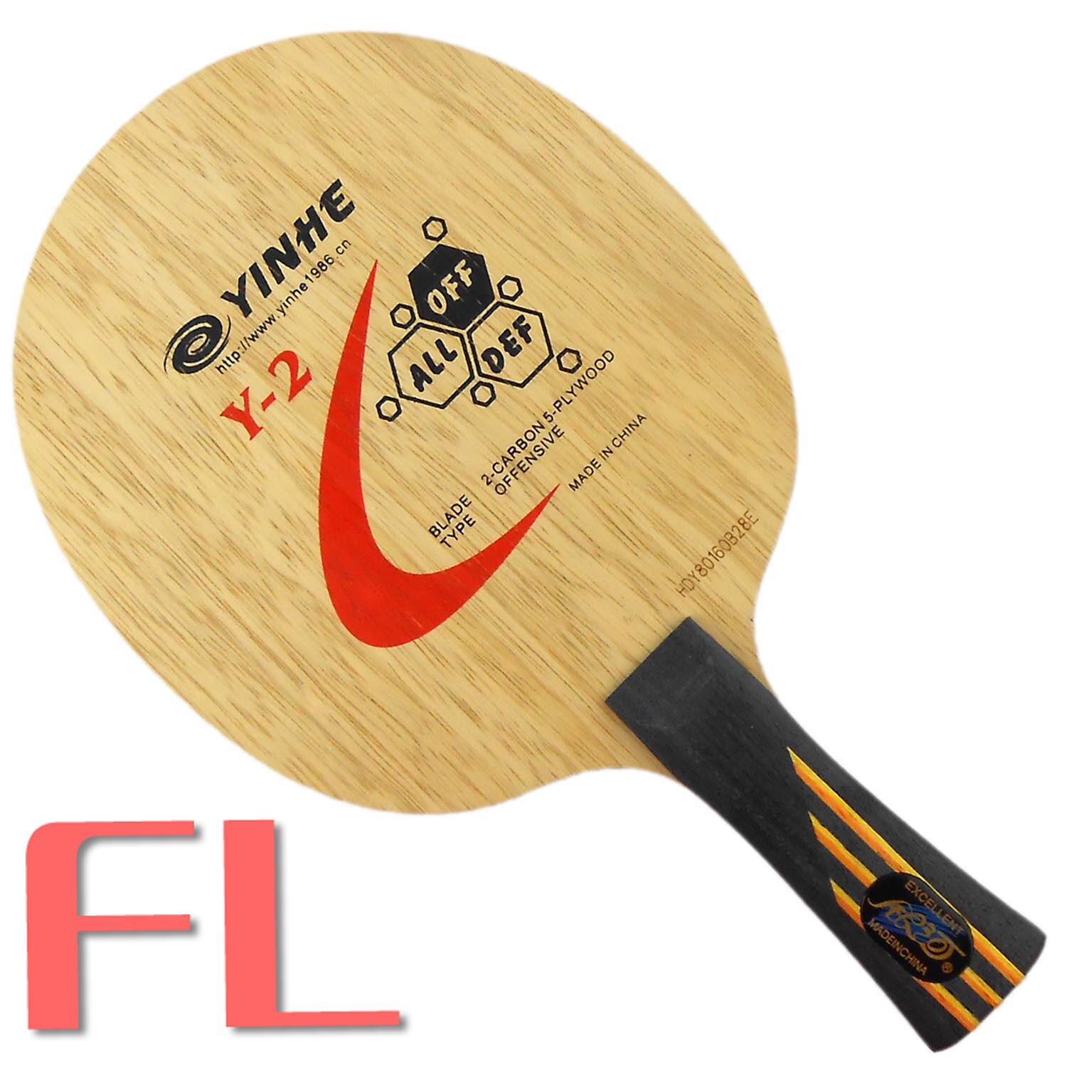 Original yinhe via láctea galaxy Y-2 y2 y 2 ténis de mesa pingpong lâmina: FL  long handle