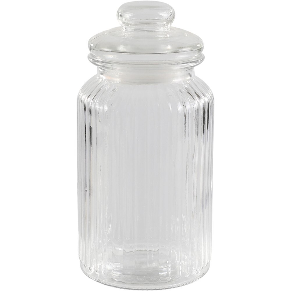 Skandinavisk gjennomsiktig glass syltetøy godteri krukker kjøkken matte oppbevaring forsegling bokser med lokk elegante kaffebønner te arrangør flasker