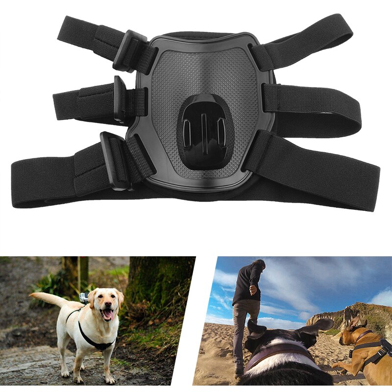 Bande de chien réglable pour Gopro hero 9 8 7 6 5 4 harnais de chien ceinture de poitrine sangle de sport support de montage de caméra pour SJCAM Xiaoyi