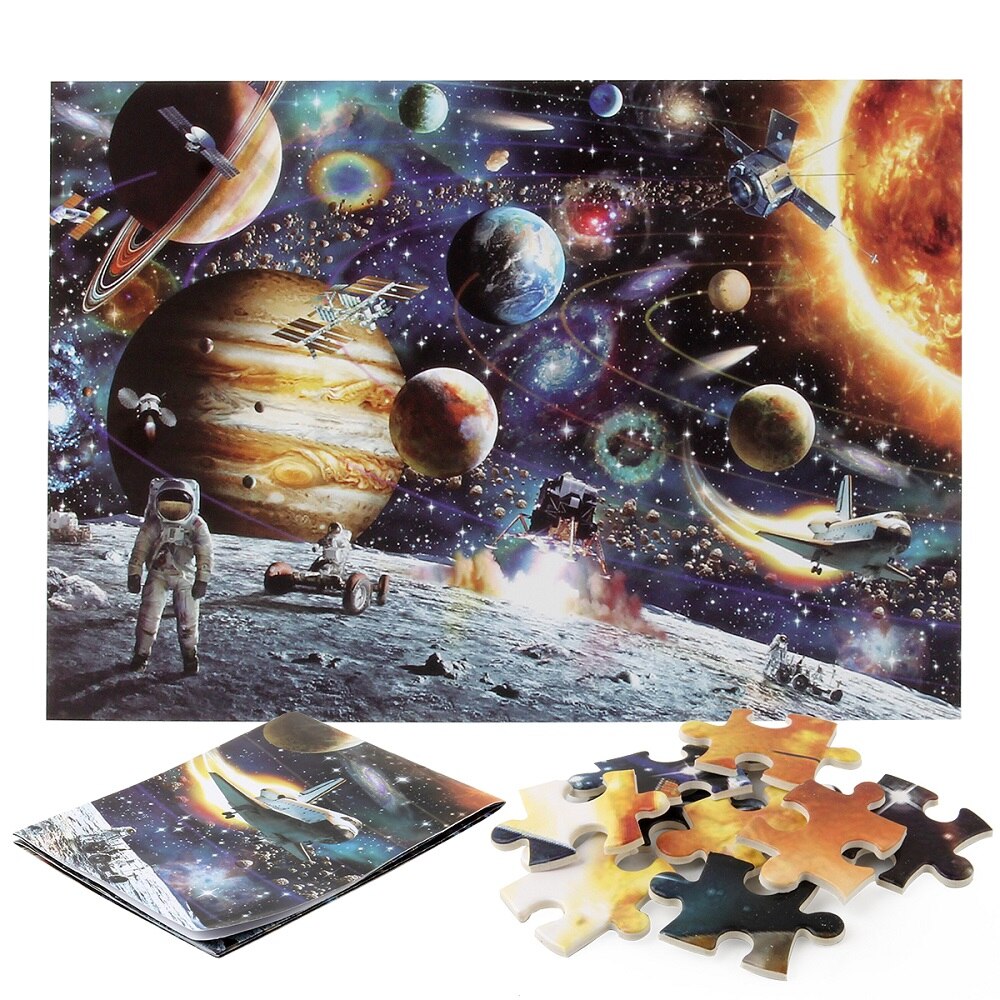 Space Puzzle 1000 Piece Jigsaw Puzzle Kids Adult – Planets in Space Jigsaw Puzzle