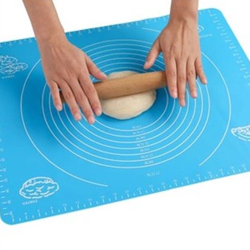 1Pc Silicone Rolling Pastry Boards Bakken Matten Liners Fondant Suiker Ambachtelijke Cake Deeg Snijden Mat Bakken Tools