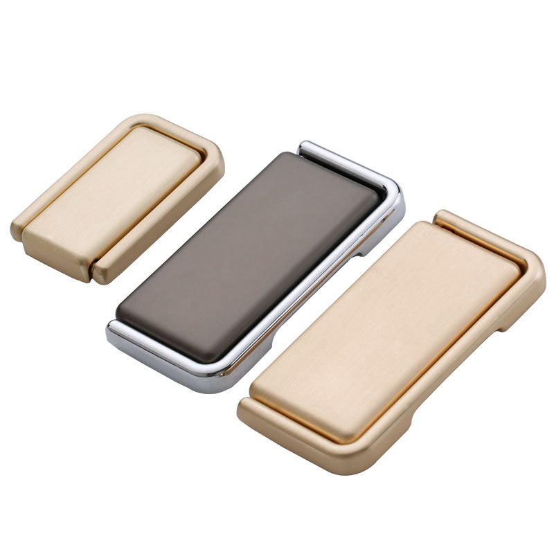 Modern Simple Drawer Wardrobe Door Handle Simple European Concealed Cabinet Door Handle Furniture Hardware Drawer Flush Knobs