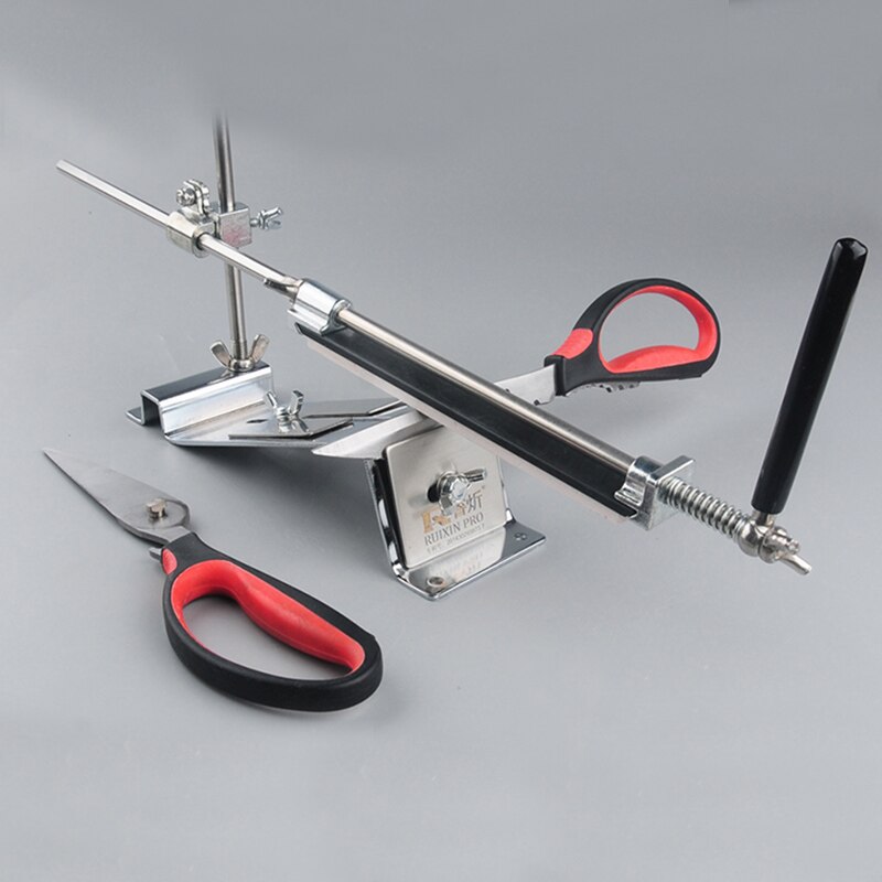 RUIXIN Kitchen Knife Sharpener Whetstone Updated Multifunction Fixed Angle Sharpening System Apex Edge Honing Tools