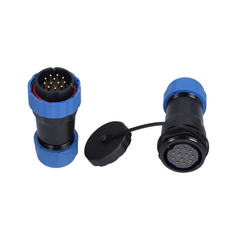 Waterproof Aviation Connector Waterproof Aviation Cable Connector Socket Oxidation Resistance for Electronic Equipment: 12 core