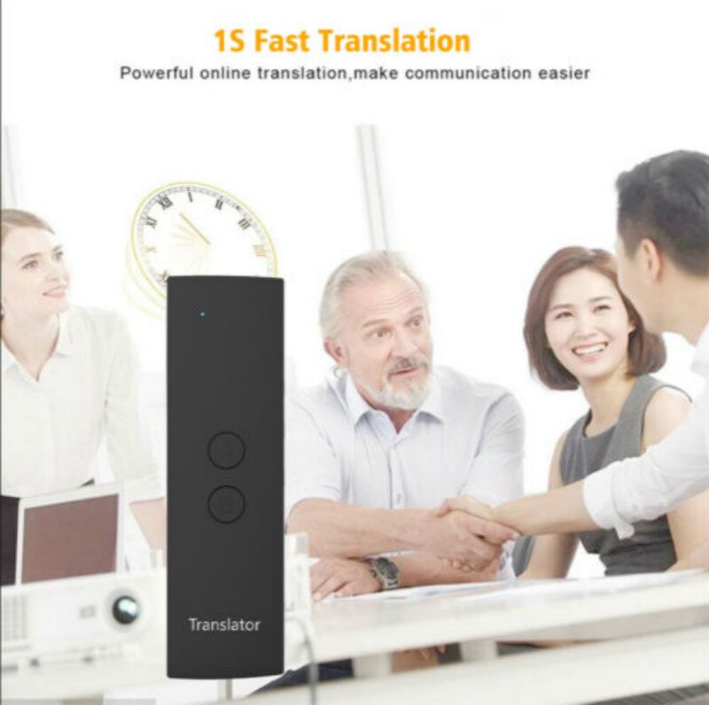 T6 Portable Mini Wireless Smart Translator 38 Languages Two-Way Real Time Instant Voice Translator APP Multi-Language Travelling