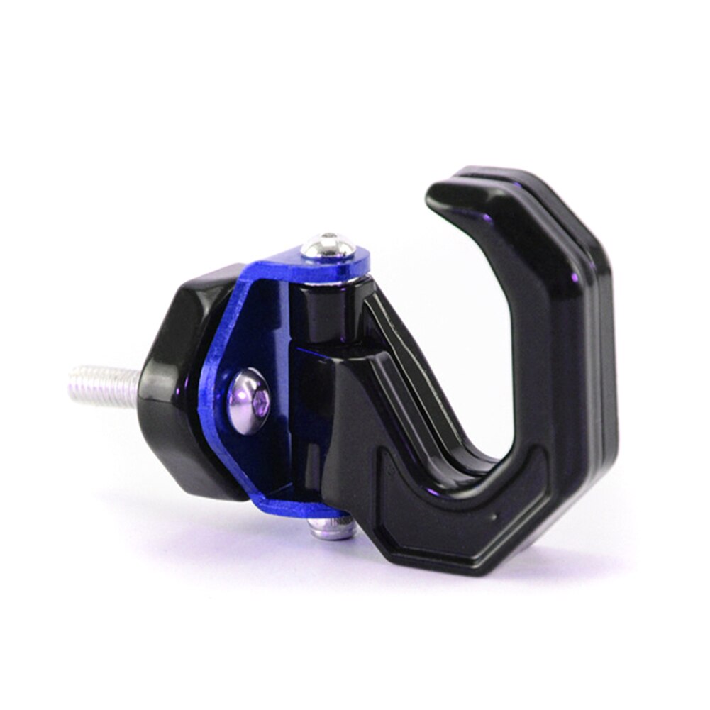 Universal Motorcycle Hook Aluminiumlegering Verdikte Scooter Motorfiets Dubbele Haken CSL88: Blauw