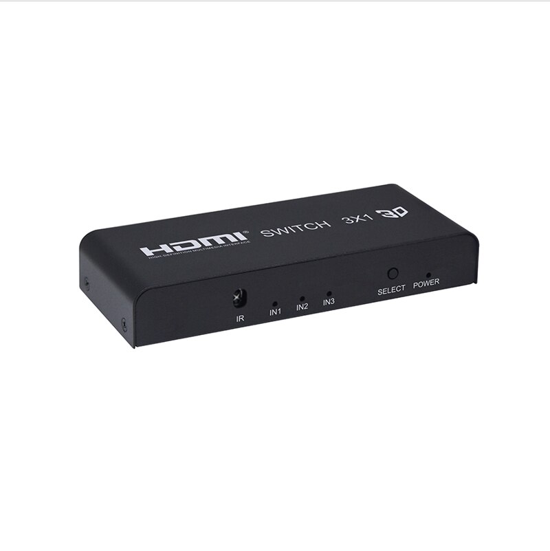 3 In 1 Out Switcher 3 Poort Hub Box Hdmi Switch 3X1 Hdmi Splitter 1080P Hd 1.4 met Afstandsbediening Voor Hdtv XBOX360 PS3